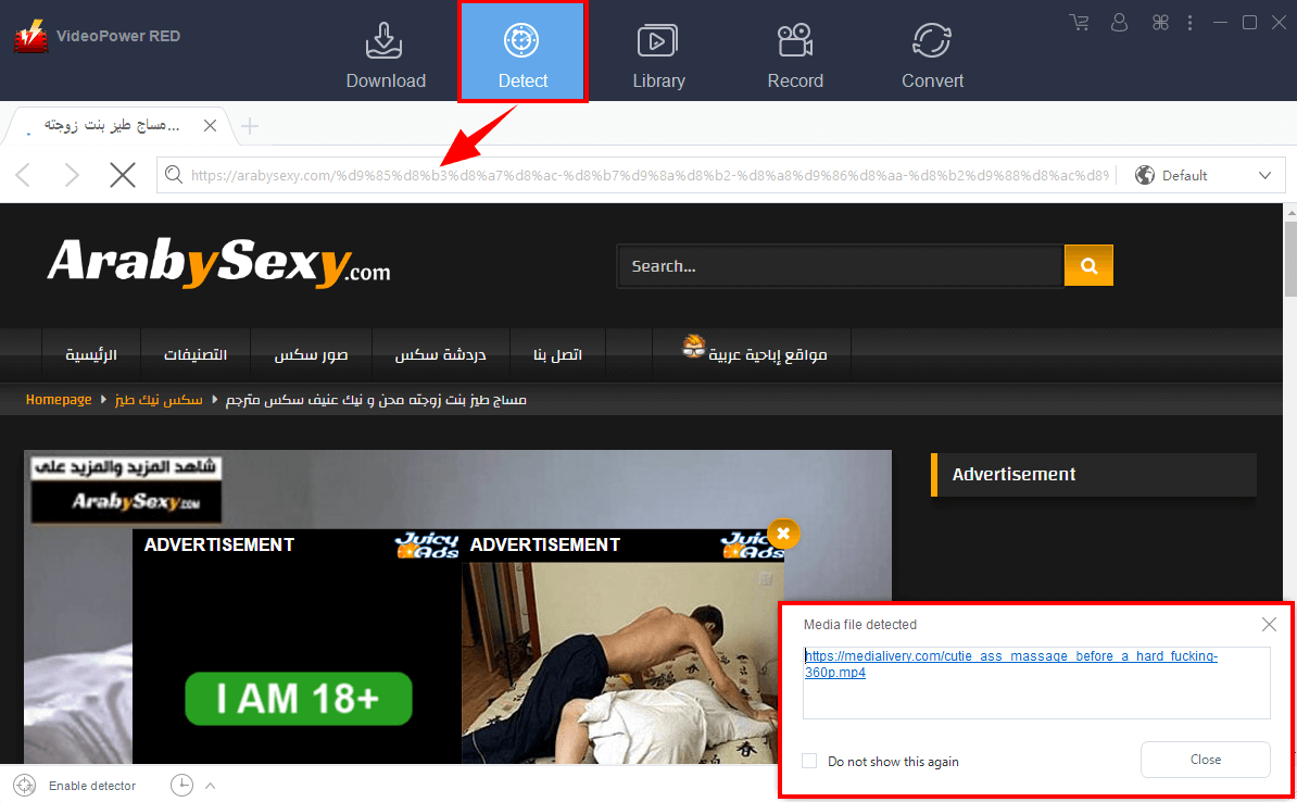 download arabysexy videos, detect video
